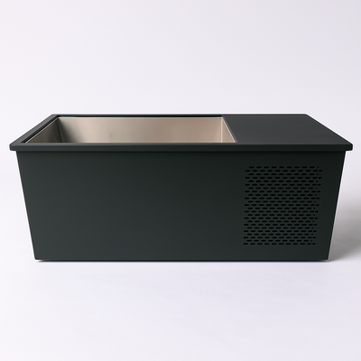 Cold Plunge Tub Designed for Home Recovery, 316L Stainless Basin, Integrated Chiller, UV-C Filtration