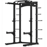 Power Rack Engineered for Heavy Lifting, 450kg Load Capacity, Adjustable J-Hooks, Integrated Pull-Up Bar