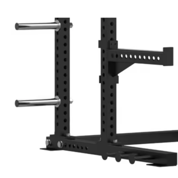 Power Rack Engineered for Heavy Lifting, 450kg Load Capacity, Adjustable J-Hooks, Integrated Pull-Up Bar