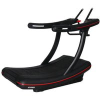 Manual Treadmill Designed for Natural Running Form, Curved Deck, Self-Powered Operation, 180kg Capacity