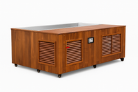 Cold Plunge Tub Built for Daily Recovery, 304 Stainless Steel Basin, 1.5 HP Chiller, FSC Cedar Cabinet