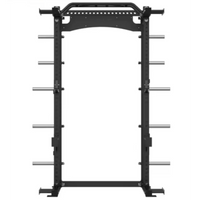 Power Rack Engineered for Heavy Lifting, 450kg Load Capacity, Adjustable J-Hooks, Integrated Pull-Up Bar